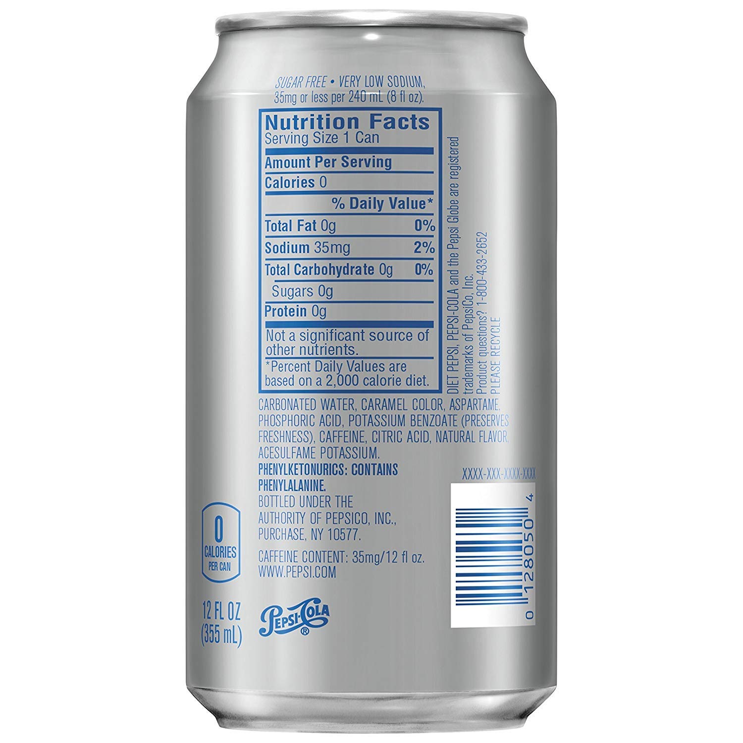 Diet Pepsi Calories